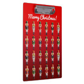 Gepersonaliseerd Nutty Nutkraker Speelgoed Soldate Klembord (Rechts)