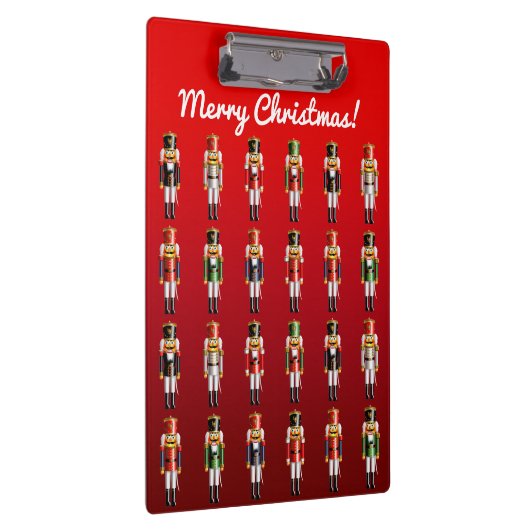 Gepersonaliseerd Nutty Nutkraker Speelgoed Soldate Klembord (Rechts)