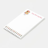 Gepersonaliseerd Nutty Nutkrakers Cartoon Post-it® Notes (Schuin)