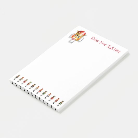 Gepersonaliseerd Nutty Nutkrakers Cartoon Post-it® Notes (Schuin)