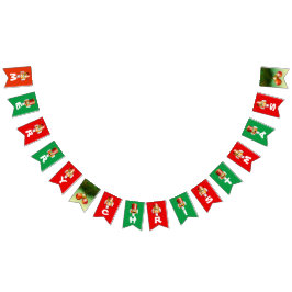 Gepersonaliseerd Nutty Nutkrakers Cartoon Vlaggetjes