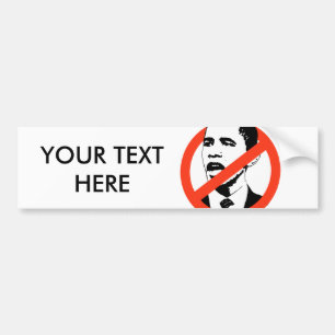 Gepersonaliseerd OBAMA SLOGANS Bumpersticker