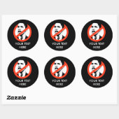 GEPERSONALISEERD OBAMA SLOGANS RONDE STICKER (Vel)