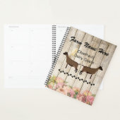 Gepersonaliseerd Oberhasli Dairy Goat Boerderij Planner (Display)