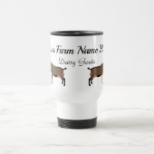Gepersonaliseerd Oberhasli Dairy Goat Boerderij Reisbeker (Center)