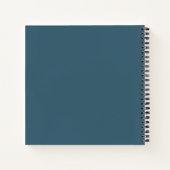 Gepersonaliseerd Ocean Beachfront gastenboek Notitieboek (Achterkant)