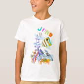 Gepersonaliseerd Ocean Friends T-shirt (Voorkant)