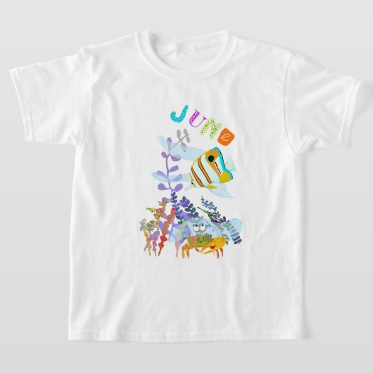 Gepersonaliseerd Ocean Friends T-shirt (Laagn)