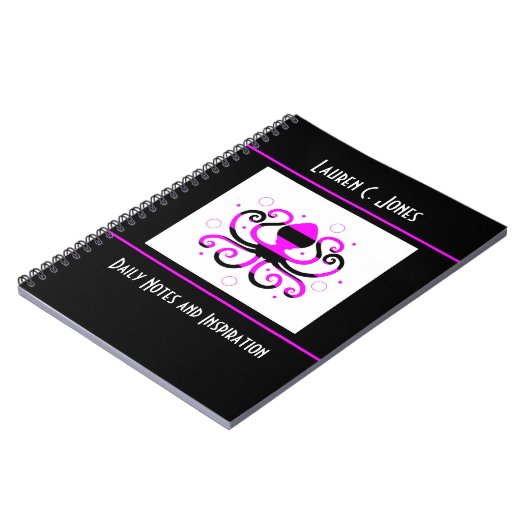 Gepersonaliseerd Octopus Journal Notitieboek (Linkerzijde)