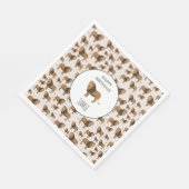 Gepersonaliseerd Oerwoud - dierlijk patroon op zat Servet (Hoek)