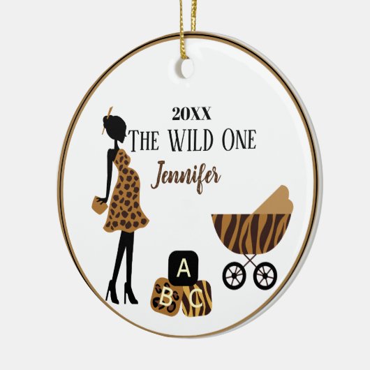 Gepersonaliseerd Oerwoud Ornament (Links)