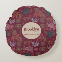 Gepersonaliseerd  Oerwoud Safari Roze