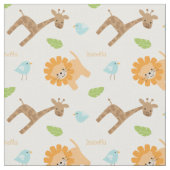 Gepersonaliseerd Oerwoud van Safari Animals Stof (Close Up)