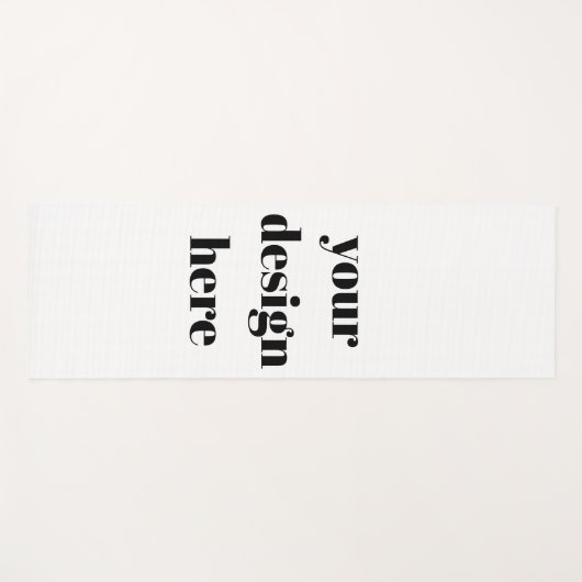 Gepersonaliseerd of aangepast yogamat (Voorkant (horizontaal))