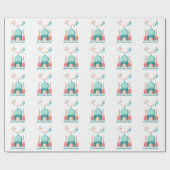 Gepersonaliseerd offertenummer cadeaupapier (Vlak)