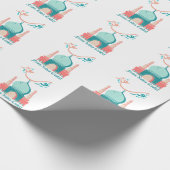 Gepersonaliseerd offertenummer cadeaupapier (Hoek)