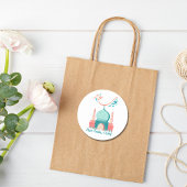 Gepersonaliseerd offertenummer ronde sticker