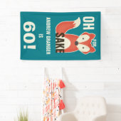 Gepersonaliseerd Oh, voor Fox Sake elke zondag Spandoek (Insitu)