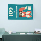 Gepersonaliseerd Oh, voor Fox Sake elke zondag Spandoek (Beurs)