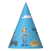 Gepersonaliseerd Old MacDonald's Pig Boerderij Feesthoedjes (Links)