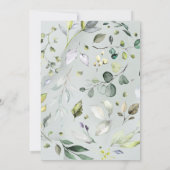 Gepersonaliseerd olievrijdschap Eucalyptus Greener Kaart (Achterkant)