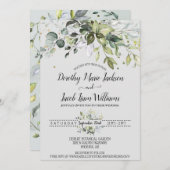 Gepersonaliseerd olievrijdschap Eucalyptus Greener Kaart (Voorkant / Achterkant)