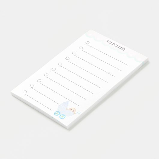 Gepersonaliseerd om Lijst & Baby Stroller Post-it  Post-it® Notes (Schuin)