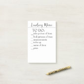 GEPERSONALISEERD OM LIJSTNOTITIES TE DOEN POST-IT® NOTES (Op bureau)