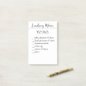 GEPERSONALISEERD OM LIJSTNOTITIES TE DOEN POST-IT® NOTES (Op bureau)