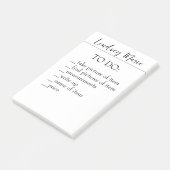 GEPERSONALISEERD OM LIJSTNOTITIES TE DOEN POST-IT® NOTES (Schuin)