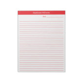 Gepersonaliseerd om te doen Lijst Custom Planner B Notitieblok (Linkerzijde)