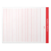 Gepersonaliseerd om te doen Lijst Custom Planner B Notitieblok (Voorkant)