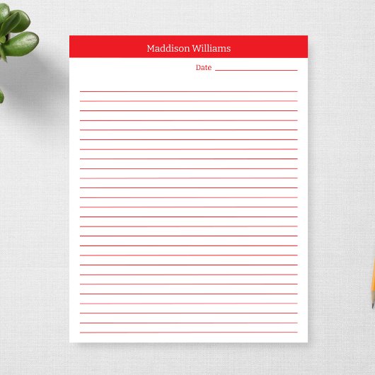 Gepersonaliseerd om te doen Lijst Custom Planner B Notitieblok