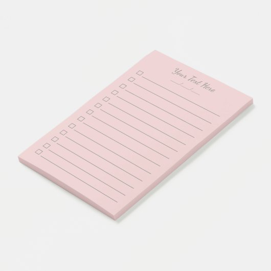 Gepersonaliseerd om te doen lijst Post-it® notes P (Schuin)