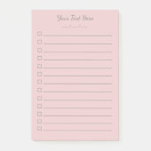 Gepersonaliseerd om te doen lijst Post-it® notes P (Voorkant)