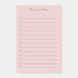 Gepersonaliseerd om te doen lijst Post-it® notes P