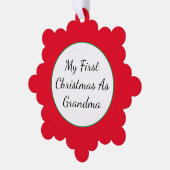 Gepersonaliseerd Oma Papier Sneeuwvlok Ornament (Links)