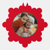 Gepersonaliseerd Oma Papier Sneeuwvlok Ornament (Achterkant)