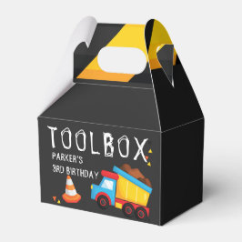 Gepersonaliseerd onder constructie toolbox bedankdoosjes