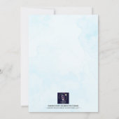 Gepersonaliseerd onder het Zee Downloadbare Verjaa Kaart (Achterkant)