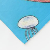 Gepersonaliseerd onder het zee prachtige zeemeermi fleece deken (Hoek)