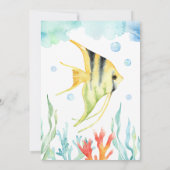 Gepersonaliseerd onder het Zee Verjaardag - Ocean  Kaart (Achterkant)