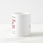 Gepersonaliseerd onderwater hockey cadeau koffiemok (Center)