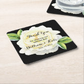 gepersonaliseerd onderzetter voor de bruiloft van  (Schuin)