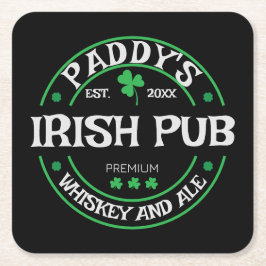 Gepersonaliseerd Onderzetter voor Irish Pub