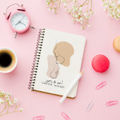 Gepersonaliseerd, One Line, Liefde, Boho, Arabisch Notitieboek