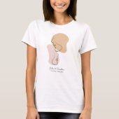 Gepersonaliseerd, One Line, Liefde, Boho, Arabisch T-shirt (Voorkant)