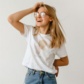 Gepersonaliseerd, One Line, Liefde, Boho, Arabisch T-shirt