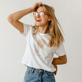 Gepersonaliseerd, One Line, Liefde, Boho, Arabisch T-shirt