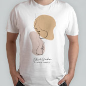 Gepersonaliseerd, One Line, Liefde, Boho, Arabisch T-shirt